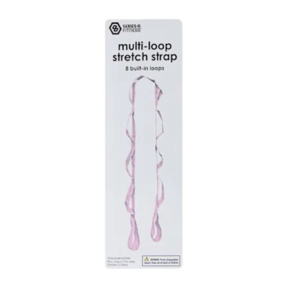 Series 8 Fitness Multi Loop Stretch Strap  Flexibility Balance and Recovery